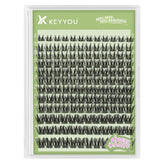 KEYYOU LASH Angel clusters 144pcs for natural-looking extensions