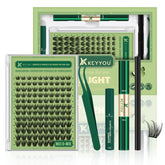 KEYYOU Natural Lash Clusters Kit box for easy at-home lash DIY.