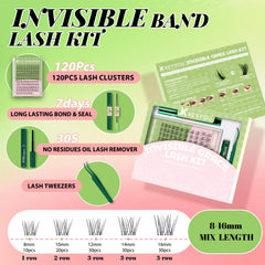 KEYYOU Venus Lash Clusters Kit 120 clusters box for long-lasting DIY lash sessions