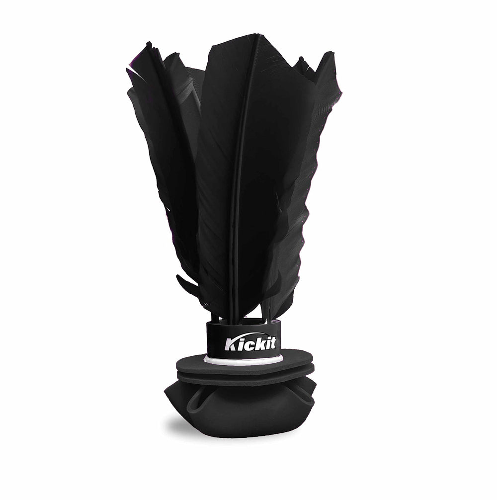 Kickit outdoor play trainer helps improve ball control in open-air practice.