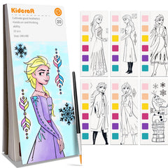 Kidcraft Paint with Water pocket book cover, mess-free coloring on the go.