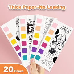 Kidcraft thick 210gsm paper minimizes bleed for clean strokes.