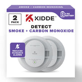 Kidde 30CUDR two-pack ceiling mount detector with 2-in-1 protection.