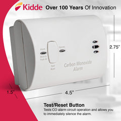Kidde 9CO5LP2 green power indicator shows active status