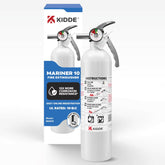 Kidde 10BC boat extinguisher with lightweight aluminum body for marine use