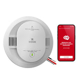 Kidde hardwired smart detector front view with dual smoke and CO alerts.