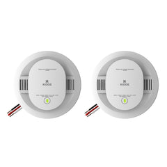 Kidde hardwired 2-pack front view showing dual detection for smoke and CO