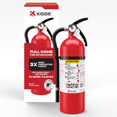 Kidde multipurpose fire extinguisher front view showing 3A40BC rating for home safety