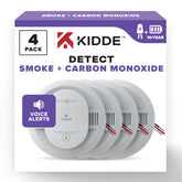 Kidde smoke and CO detector front view with 5 inch design for family safety