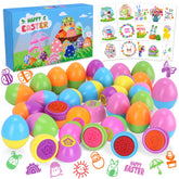 Kiddelo 24-pack prefilled Easter eggs for fun egg hunts and gifts.
