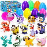Kiddelo Zodiac Animal Building Block Egg with colorful animal figure for imaginative play