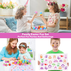 Kiddelo Easter tattoos with varied patterns for temporary play.