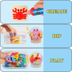 Kidisego Aqua Fairy Gel Molds 24 shapes spark imaginative creations.