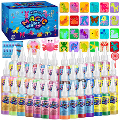Kidisego Magic Water Elf Kit with 40 color bottles supports creative color play.