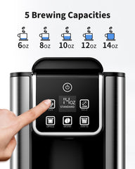 KIDISLE 50oz removable reservoir enables multiple cups before refills.