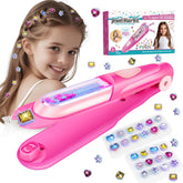 Kidzkube Hair Gem Stamper Kit packaging showing an easy at-home styling setup.