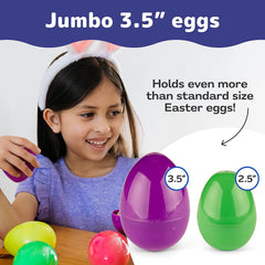 Kijamilee bright color Easter eggs for decorations and baskets.