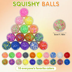 Kijxwqdg squishy balls in color variety suitable for classroom rewards