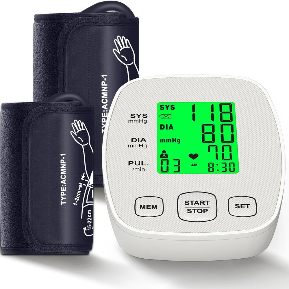 KIKEANG arm blood pressure monitor with pediatric cuff for kids at home.