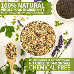 KikiBirds, forage naturel et stimulation du bec pendant l’alimentation.
