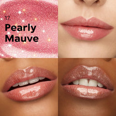 Kiko Milano 3D Hydra Lip Gloss closeup shine shows high-shine finish