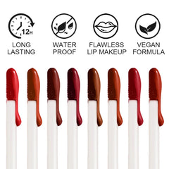 KIMIEYE long-lasting matte finish gives a natural lip look that stays put.