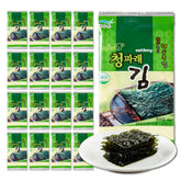 KIM'S TABLE Sea Salt Roasted Seaweed Pack; a portable 25 calorie snack.