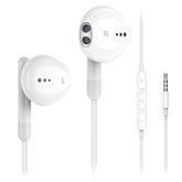 Kimwood wired earbuds with microphone for crystal-clear calls and immersive audio.