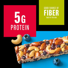KIND Blueberry Vanilla Cashew bar ingredients, cashews first for nutrition.
