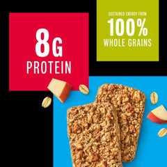 KIND Apple Cinnamon breakfast bars on a plate for breakfast