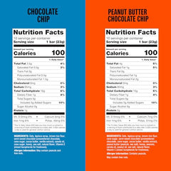 KIND Chewy Peanut Butter Chocolate Chip bar close up, ideal for lunchboxes