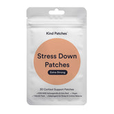 Kind Patches Stress Down patch on arm showing easy daily wear