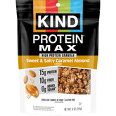 KIND Protein MAX Granola Sweet & Salty Caramel Almond over yogurt for a protein boost.