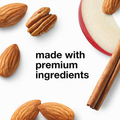 KIND Zero Added Sugar Apple Cinnamon Granola packaging supports on-the-go snacking.