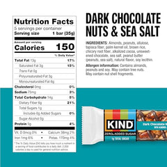 KIND bar close-up with dark chocolate drizzle, showcasing flavor.
