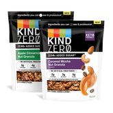 KIND Apple Cinnamon Nut granola in a resealable 8oz bag, ideal for yogurt topping.