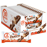 Kinder Bueno bulk 30-pack milk chocolate bars for easy sharing at game day