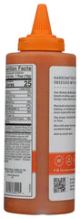 Kinders Organic Buttery Buffalo Wing Sauce glaze on wings plate delivers glossy coating.