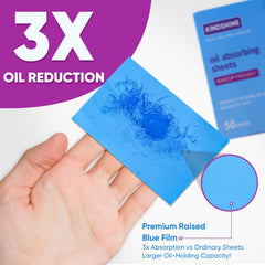 Kindshine Kineshine on-the-go pocket-size foil pack offers quick oil control.
