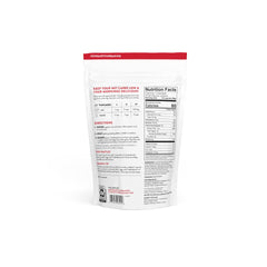 King Arthur Keto Wheat Pancake Mix ingredients label highlights low carb and fiber information.