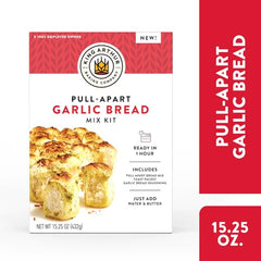 King Arthur garlic bread seasoning and mix-ins for savory aroma