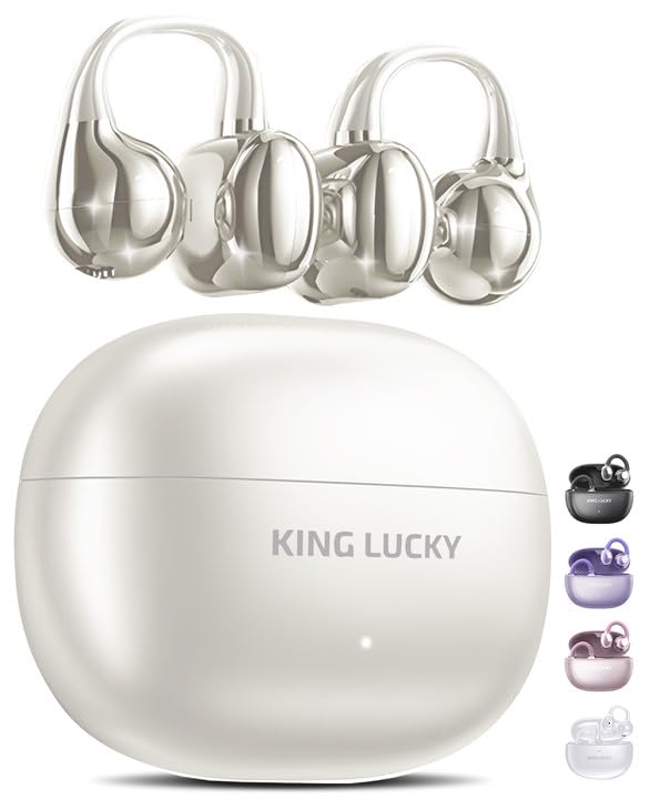 King Lucky Gen 3 open-ear earbuds shown for all-day comfort and safety