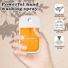 King of Biotin hand sanitizer spray close-up mist for easy application