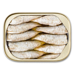 King Oscar sardines in olive oil served on sandwich.