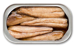Sardines on a cracker showcasing versatile pairing with Mediterranean-inspired snacking