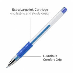 KingArt Glitter Rollerball Gel Pens soft grip handle for comfortable coloring