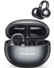 Kinglucky clip-on earbuds offer all-day comfort for daily wear.