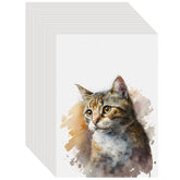 KINLINK 5x7 watercolor paper 100 sheets: durable surface for washes and layering.