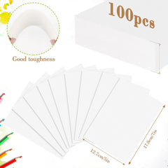KINLINK 5x7 texture closeup: moderate cold press surface that holds pigment well.