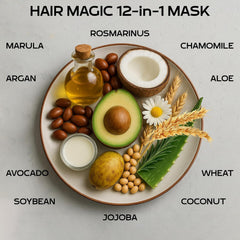 KINPUR Keratin Hair Mask creamy texture shown for deep conditioning